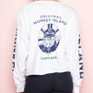 J Galt Brandy Melville Monkey Island Longsleeve